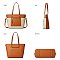 Fashion 3-in-1 Staw Shopper Set