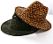 QUALITY LEOPARD PRINT FEDORA HAT