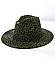 QUALITY LEOPARD PRINT FEDORA HAT