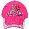 "I Love Jesus" Crystal Stone Cap