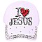 "I Love Jesus" Crystal Stone Cap