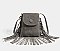 Fringed Flap Cell-Phone Holder Cross-Body