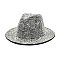 Stylish Rhinestone Fedora Hat