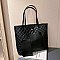 2 in 1 Quilted Shopping Tote Bag