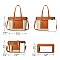 Fashion 3-in-1 Staw Shopper Set
