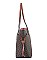 3 IN 1 STYLISH CHECKERED DESIGN SHOPPER BAG SET