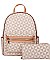 2 IN 1 TRIANGULAR DESIGN CHECK BACKPACK