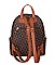 2 IN 1 TRIANGULAR DESIGN CHECK BACKPACK