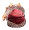 2 IN 1 TRIANGULAR DESIGN CHECK BACKPACK