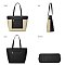 Fashion 3-in-1 Staw Shopper Set