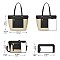 Fashion 3-in-1 Staw Shopper Set