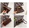 Two-Tone Ostrich Satchel / Crossbody Bag