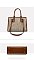 Fabric Tote - Satchel Bag