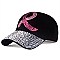 "Pink Ribbon" Symbol Fashion Denim Cap