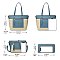 Fashion 3-in-1 Staw Shopper Set