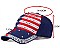 Crystal USA Flag Cotton Cap