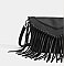 Fringed Flap Cross Body Messenger