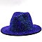 Stylish Rhinestone Fedora Hat