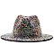 Stylish Rhinestone Fedora Hat