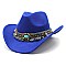 Belt Stone Acented Fedora Hat