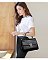 Quality Crocodile Medium Size Buckled Satchel