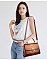 Quality Crocodile Medium Size Buckled Satchel