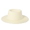 Flat Top Fedora Straw Hat -NEW