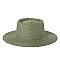 Flat Top Fedora Straw Hat -NEW