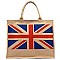 Union Jack Jute Tote