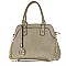 DOME SHAPE TEXTURED SOFT TOUCH SATCHEL