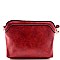 Foxy Small V Shaped Metal Framed Messenger Bag