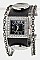 Trendy Leather & Screw Button Cuff Fashion Watch LA 05-1877