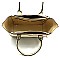 Saffiano Textured Top Handle Satchel