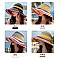 Multi Color Foldable Beach Straw Sun Hat