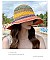 Multi Color Foldable Beach Straw Sun Hat