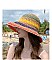 Multi Color Foldable Beach Straw Sun Hat