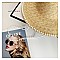 High Quality Pearl Large Brim Straw Hat