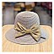 Bow Tie Bucket Straw Hat