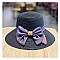 Bow Tie Bucket Straw Hat