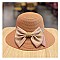Bow Tie Bucket Straw Hat