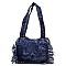 Pack of 6 Washed Denim Mini Tote