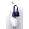 Pack of 6 Washed Denim Mini Tote