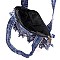 Pack of 6 Washed Denim Mini Tote