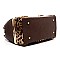 Quality Leopard-Combo 2-in-1 Boxy Satchel