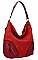 David Jones Brand Front Zip Pocket Hobo