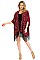 Snug Animal Print Tassel Kimono FM-KSF219