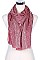 Pack of (12 Pieces) Assorted Classy Stripe Scarves FM-SCFH8650