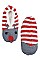 Pack of (12 Pieces) Assorted Holiday Print Slipper Shoes FM-SO397