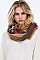 PACK OF 5 ASSORTED PLAID SCARVES