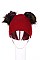 Pack of 12 (pieces) Assorted Double Pompom Beanies FM-HT496